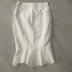 Marciano Ivory Pencil Skirt